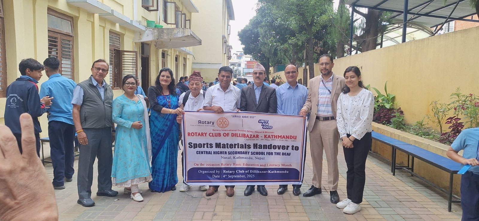 Sports Equipment Handover