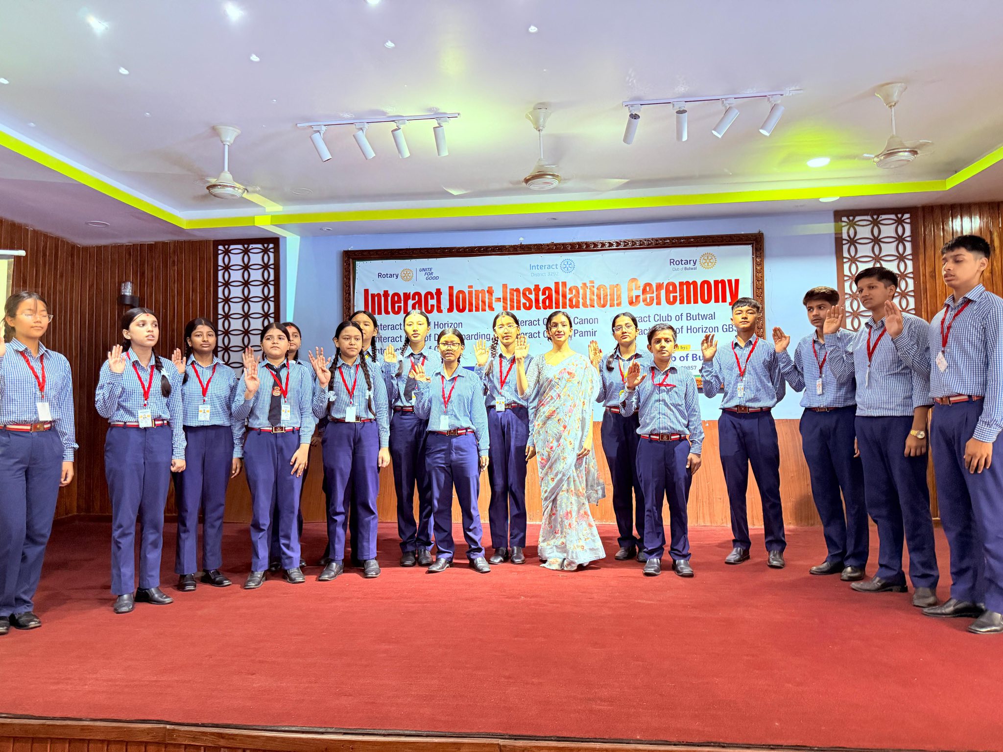 Joint- Installation of Seven Interact Clubs Sponsored by RC Butwal