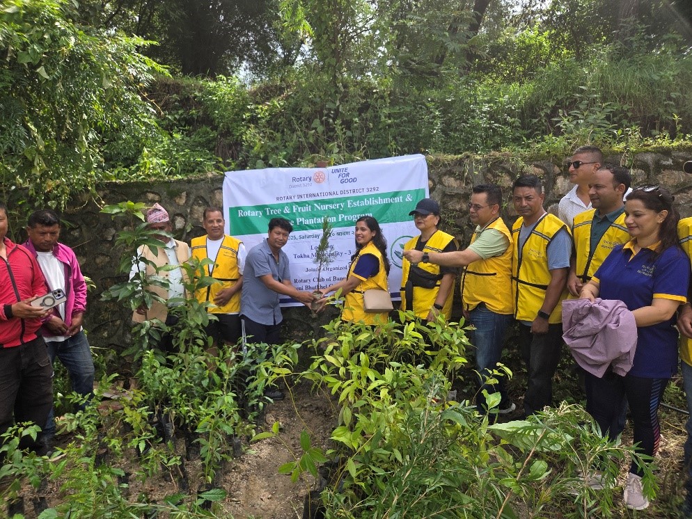 Rotary Tree & Fruit Nursery Establishment and Tree Plantation Program