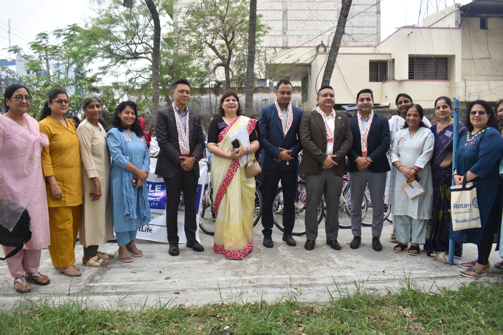 ECO STRIDE-EMPOWER HER EMPOWER EARTH  Cycle Distribution Program