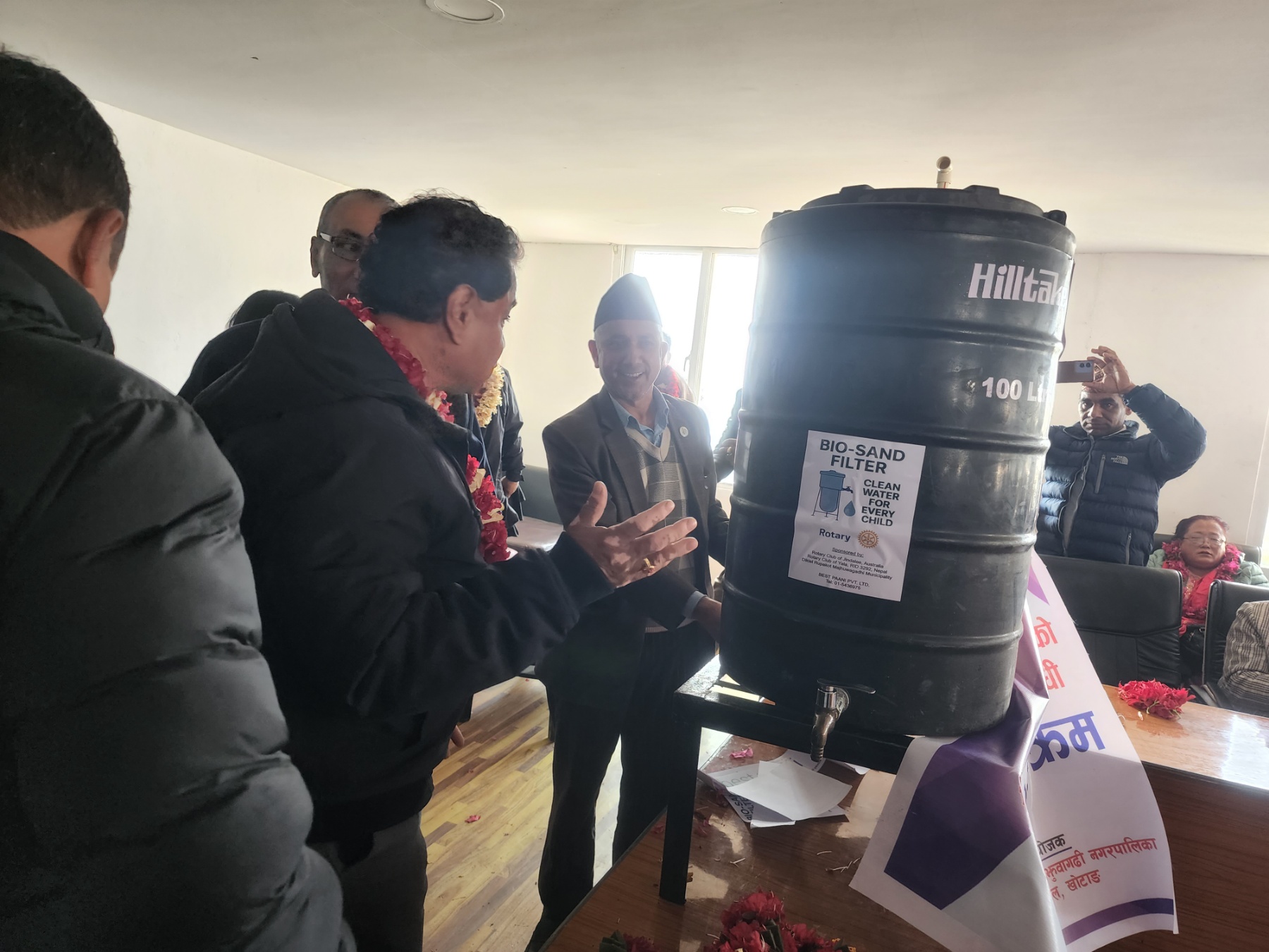 Hand over of Bio-sand water filter unit