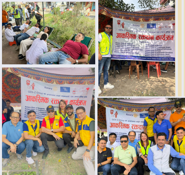 Emergency Blood Collection: A United Rotary Response
