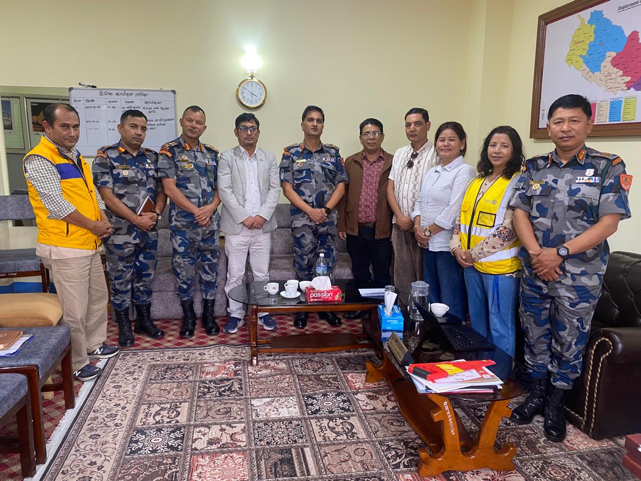 Handover of Rescue/ Rehabilitation / Reconstruction  Support Materials to Arm Police Force (APF) Head Quarter, Halchowk, Kathmandu, Nepal.