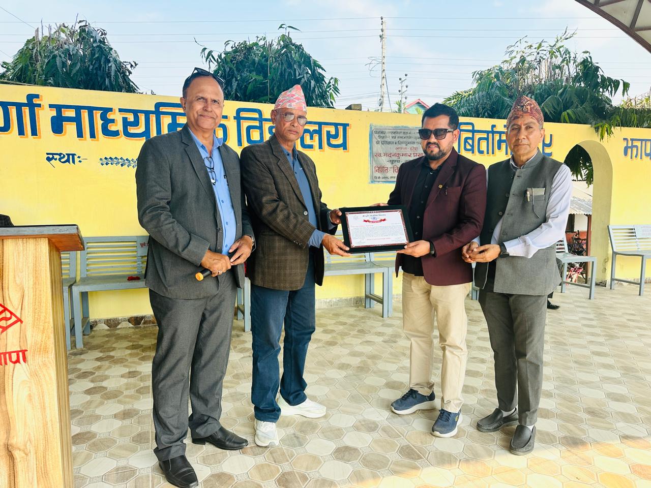 District Grant: Official Girl's Toilet Handover Completion