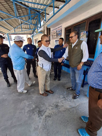 Distribution of Track Suits in Thali Police Station